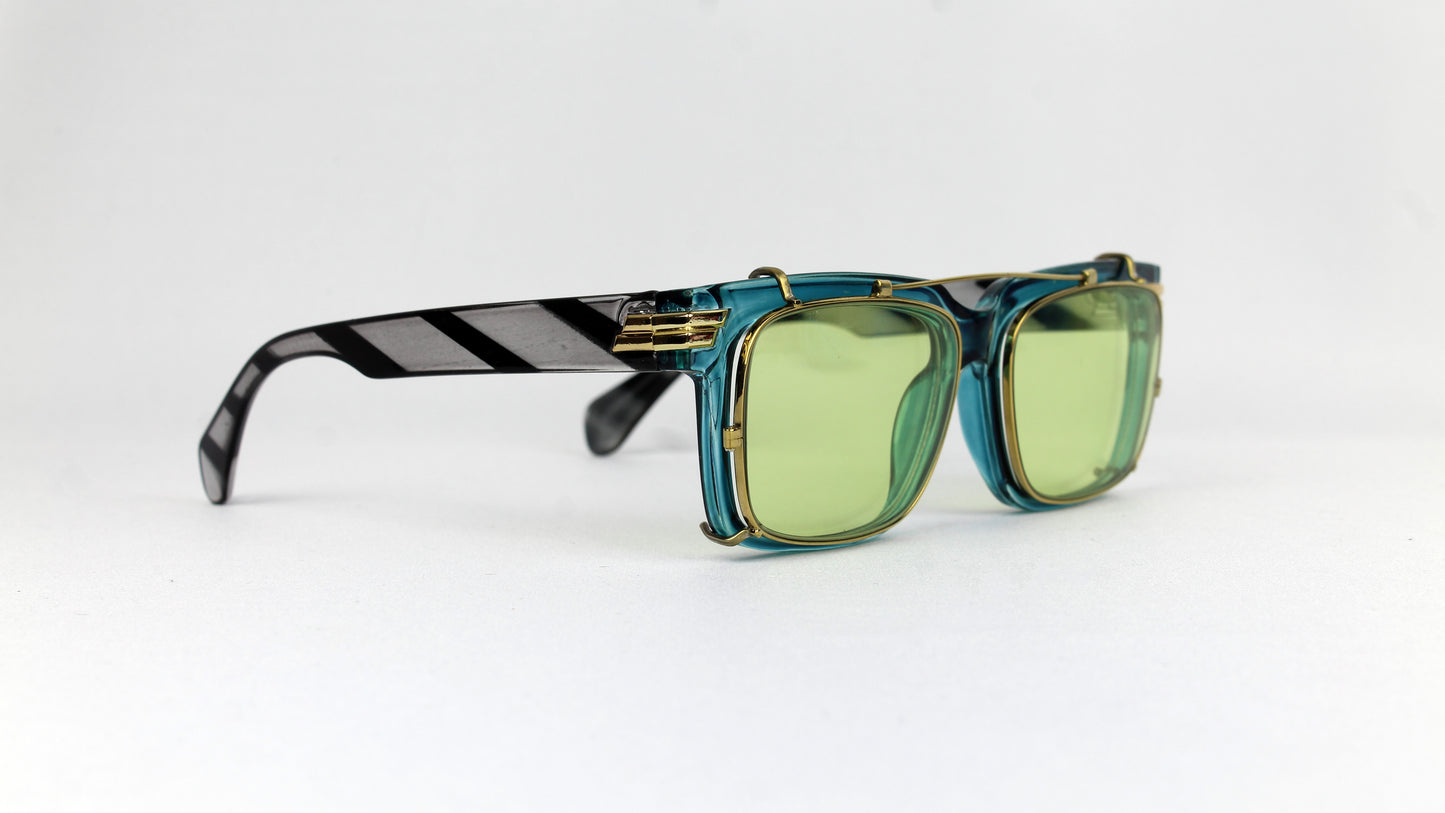 Custom clip-on sunglasses with polarized lenses